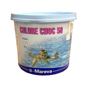 Chlore choc galets de 20g - 5kg - Reva-Klor Choc 50